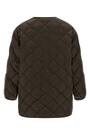 mtcsoftd down jacket in iridescent waterproof canvas quilted in diamonds and s