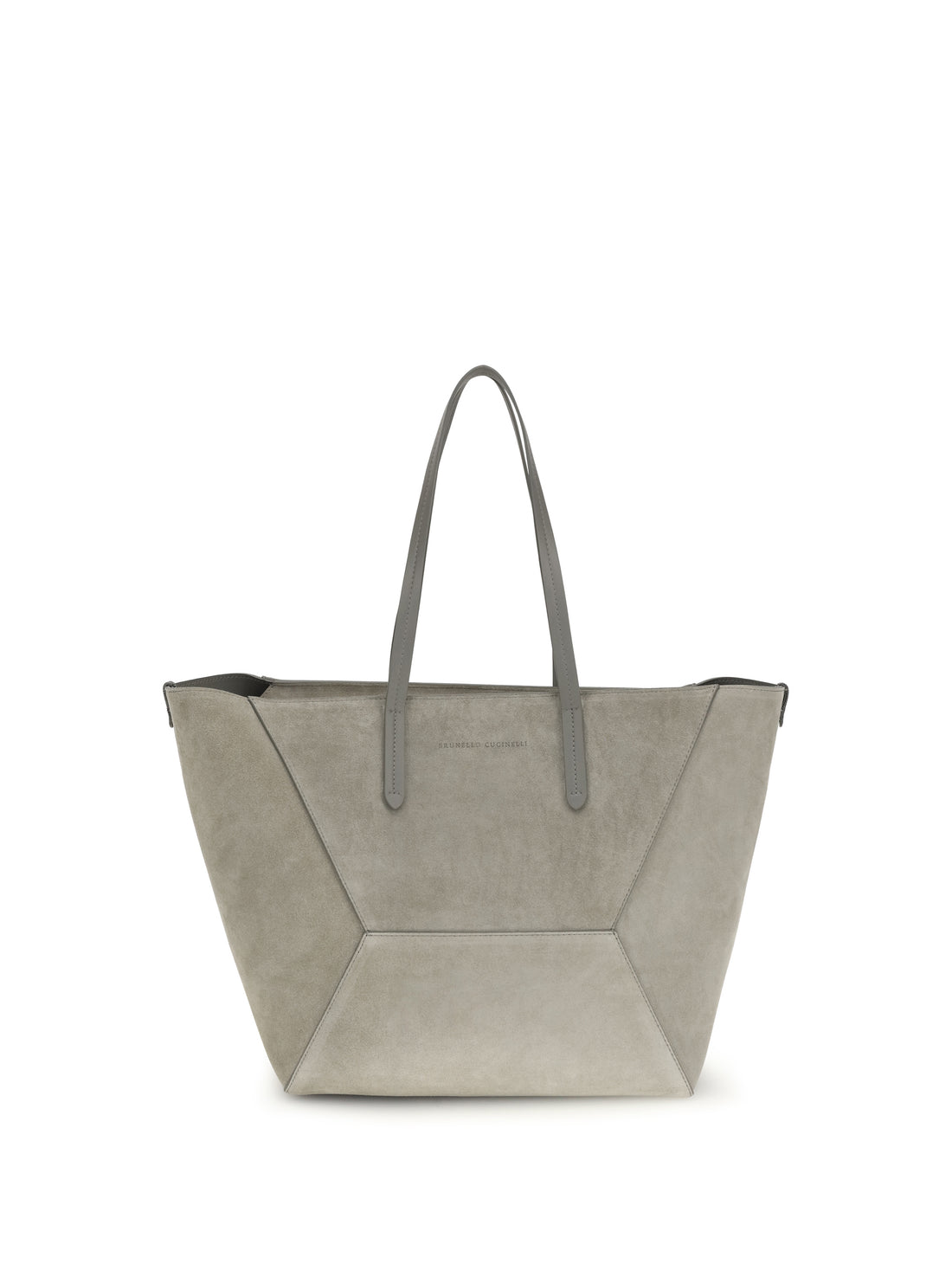 BRUNELLO CUCINELLI OS suede bc tote bag