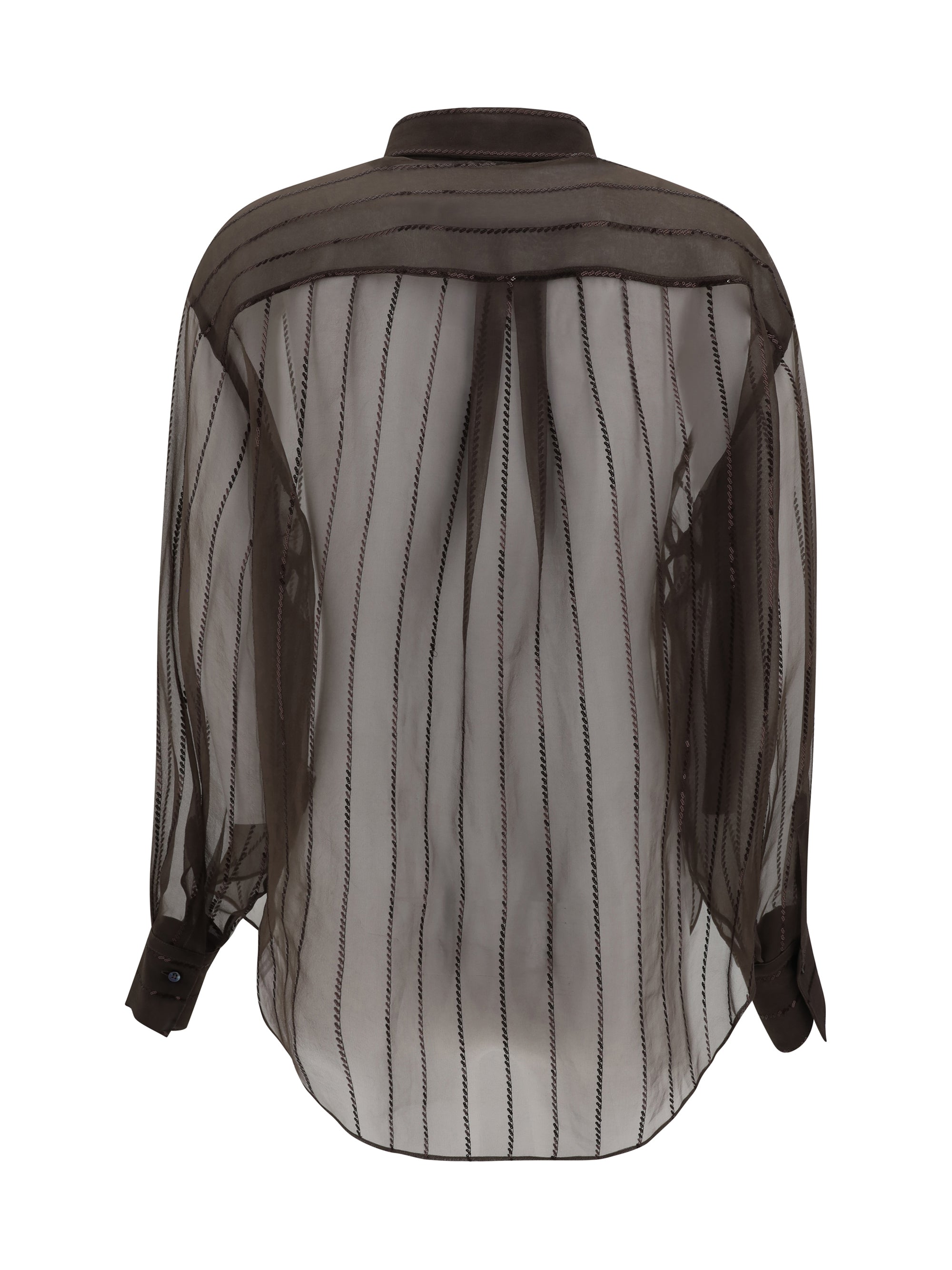 BRUNELLO CUCINELLI L silk shirt