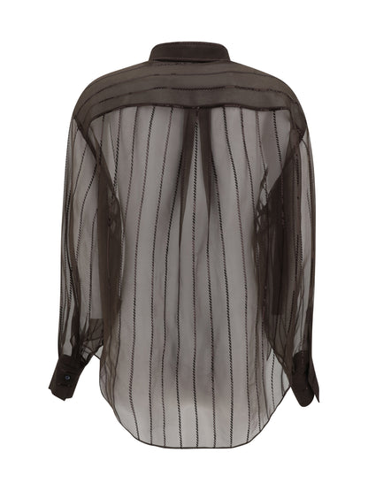 BRUNELLO CUCINELLI L silk shirt