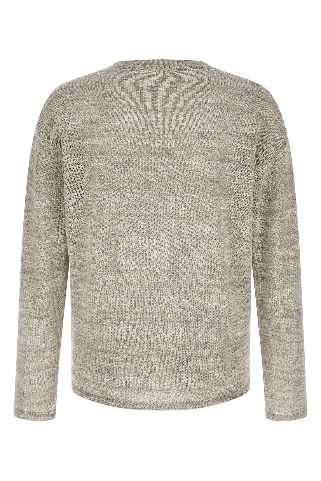 ROBERTO COLLINA 52 mouliné knit knit cotton and linen blend sweater that mixes threads of different