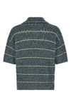moliné texture stitch knitted polo shirt