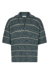 moliné texture stitch knitted polo shirt