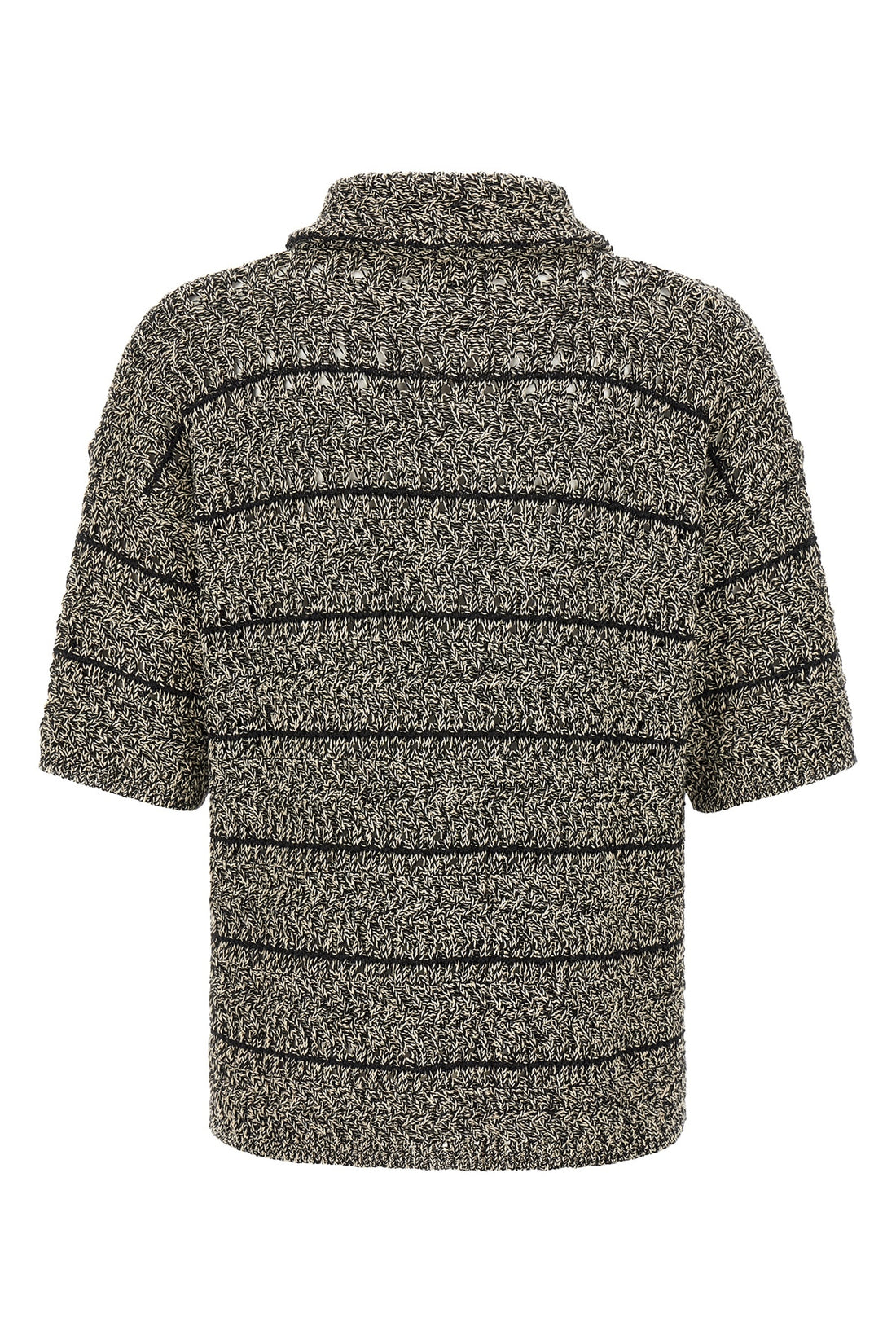 ROBERTO COLLINA 48 knitted two-tone cotton cardigan