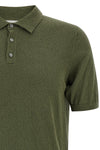 polo shirt in cotton blend
