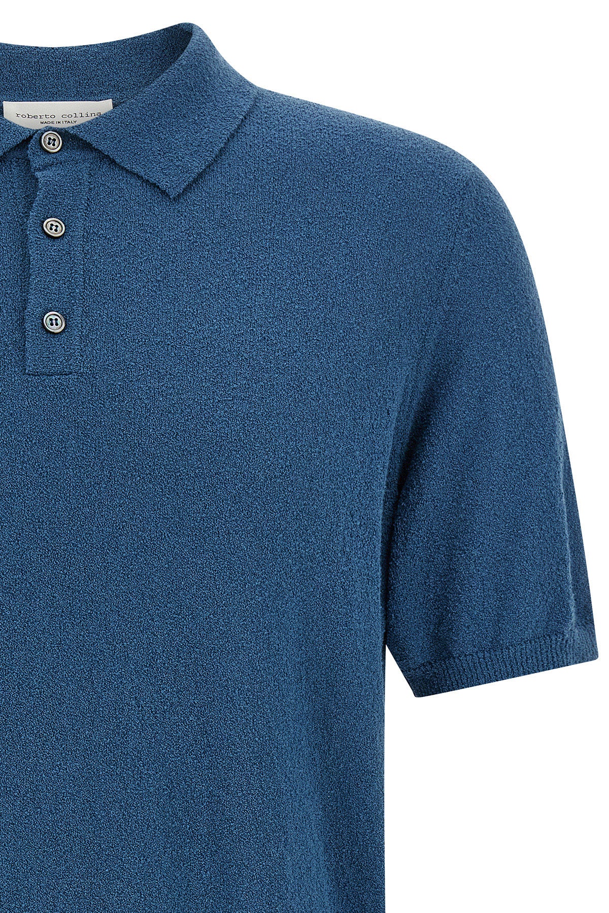 polo shirt in cotton blend