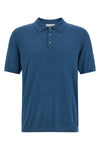 polo shirt in cotton blend
