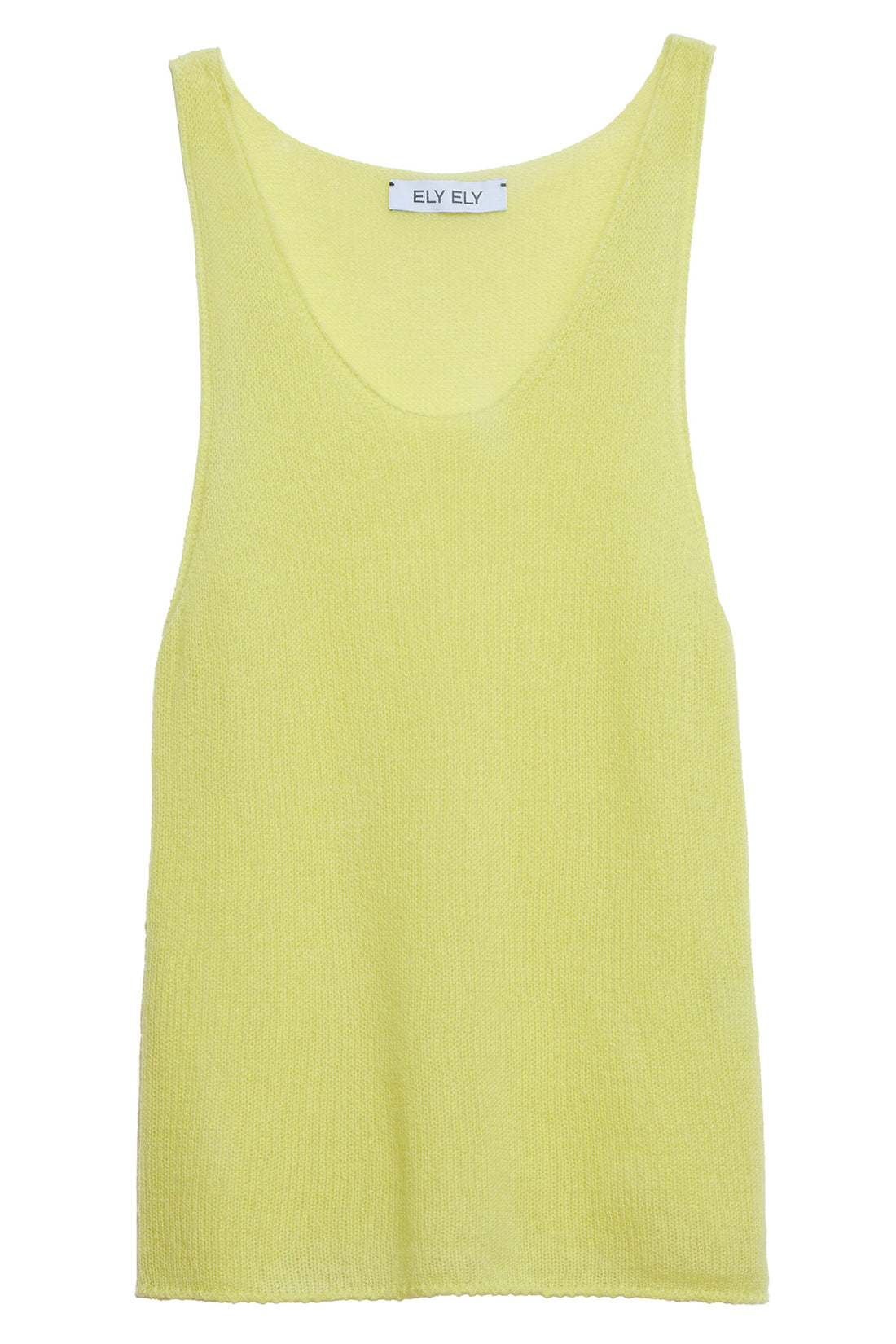 ELY ELY 40 madge tank top in pure cashmere knit
