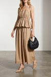 nappa effect handbag padded