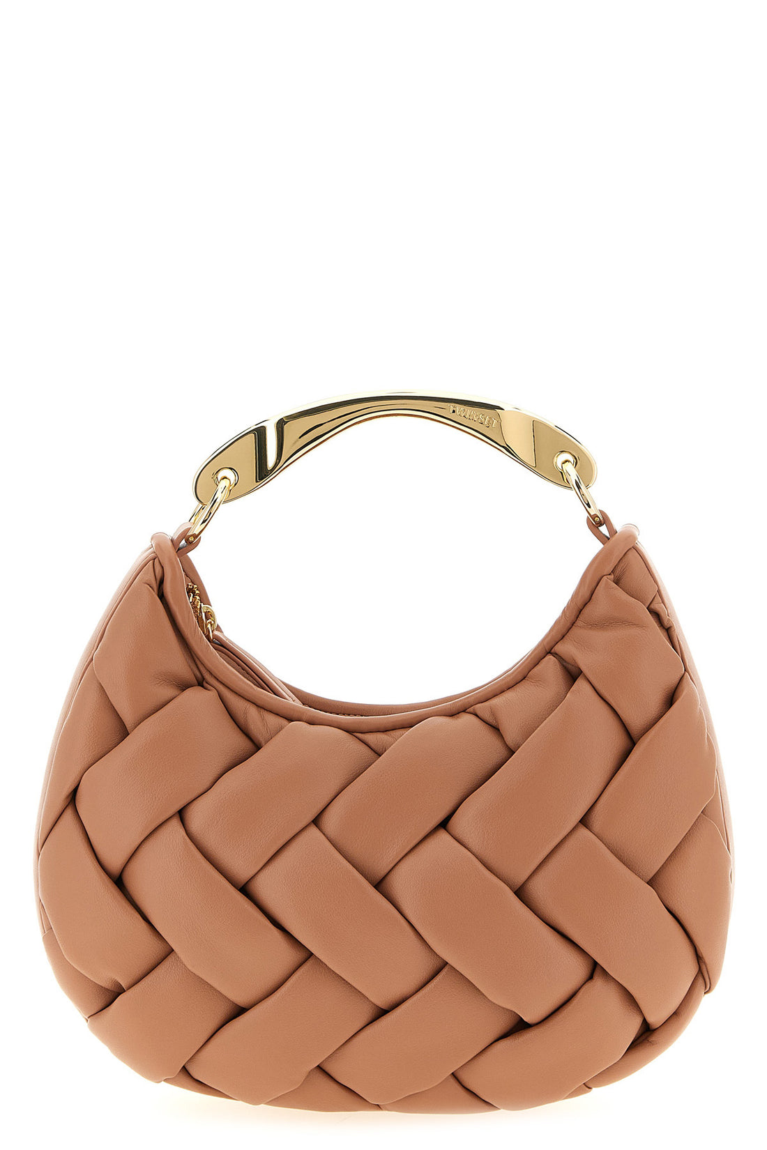 TWIN SET OS nappa effect handbag padded