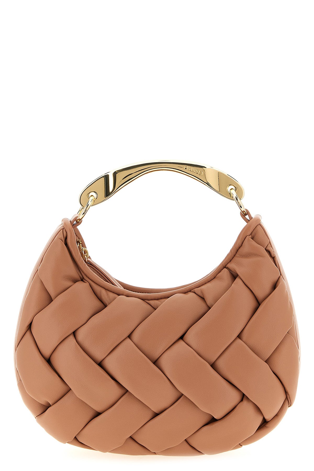 nappa effect handbag padded