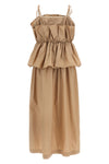 long dress in pure cotton poplin