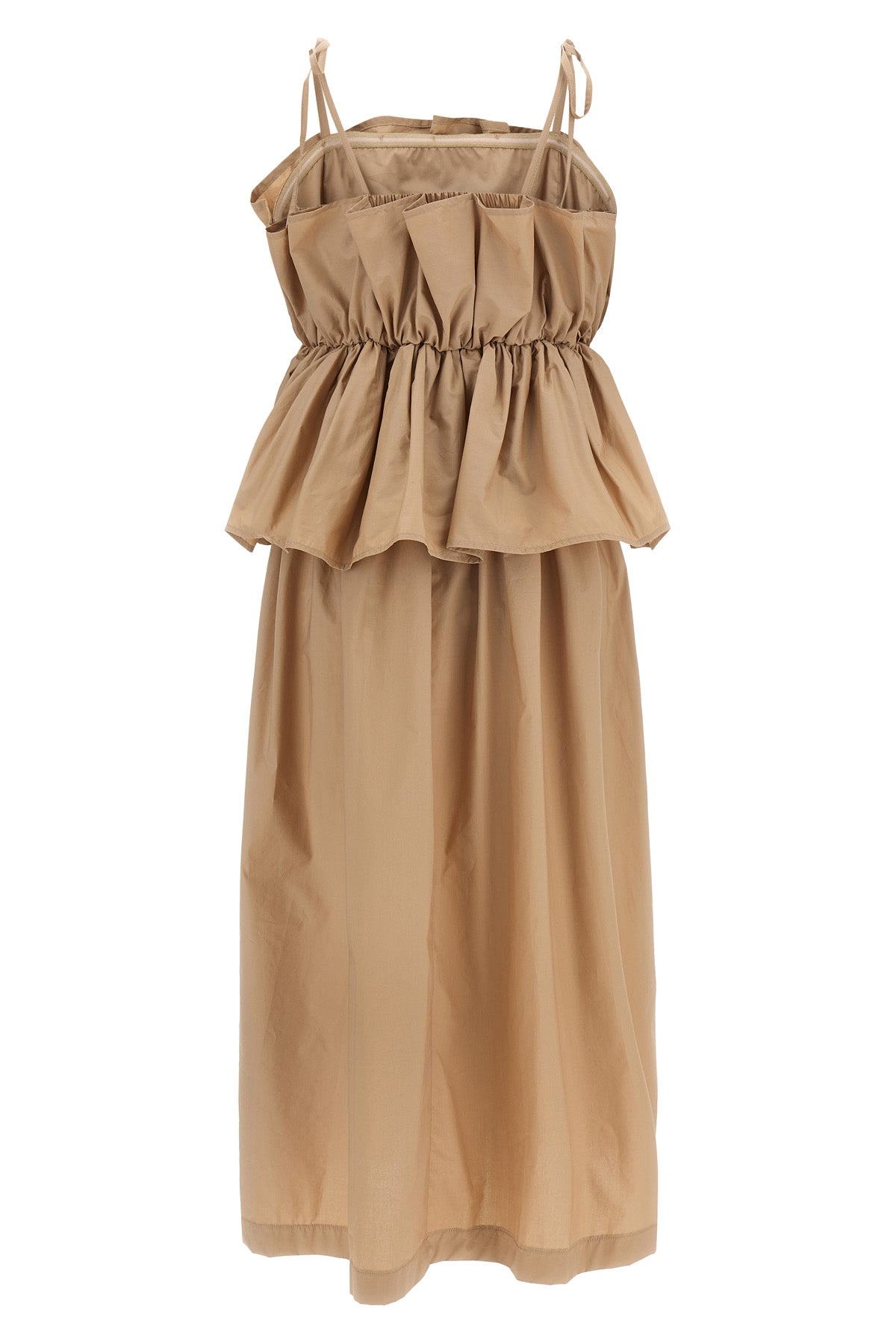 long dress in pure cotton poplin