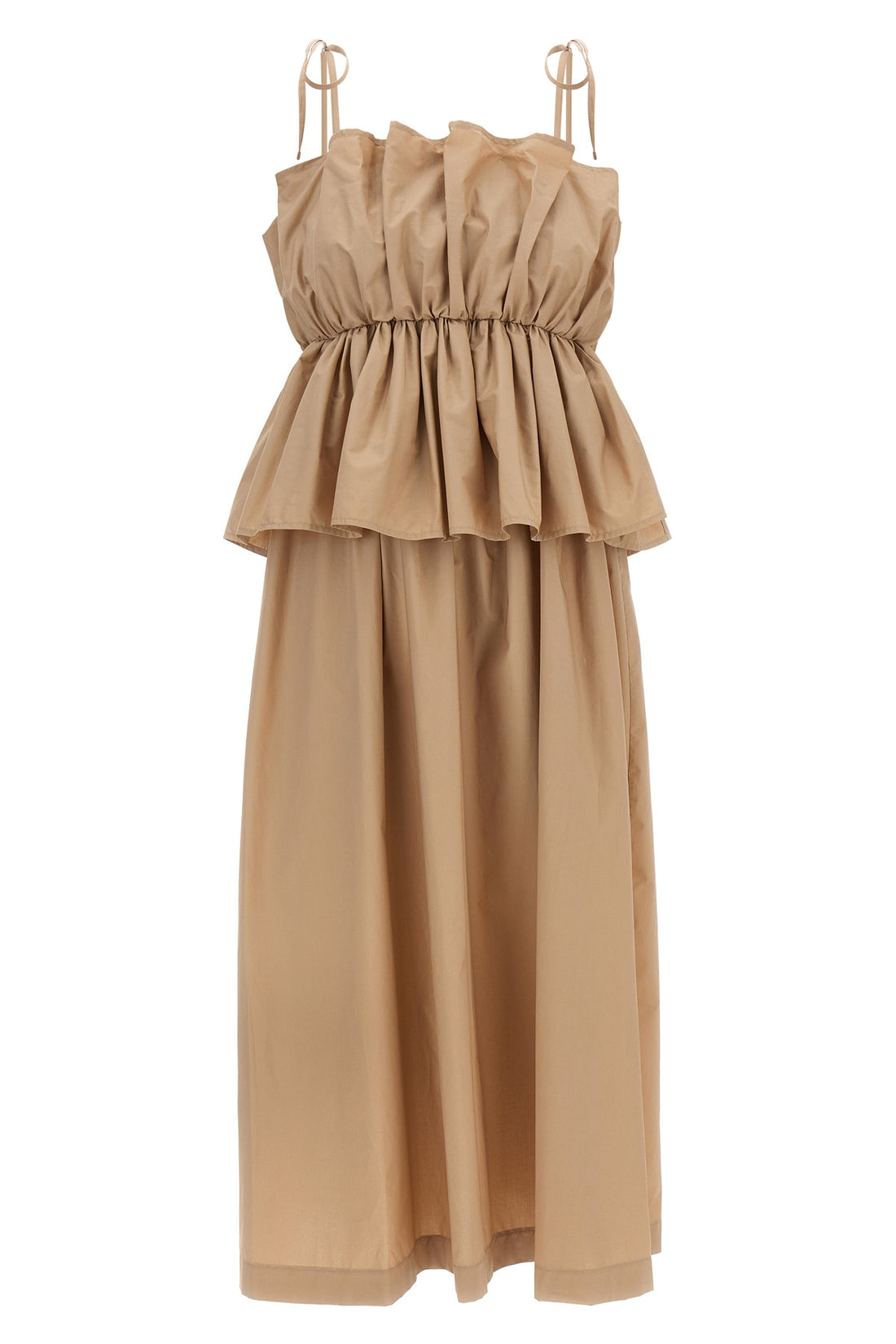 TWIN SET 38 long dress in pure cotton poplin