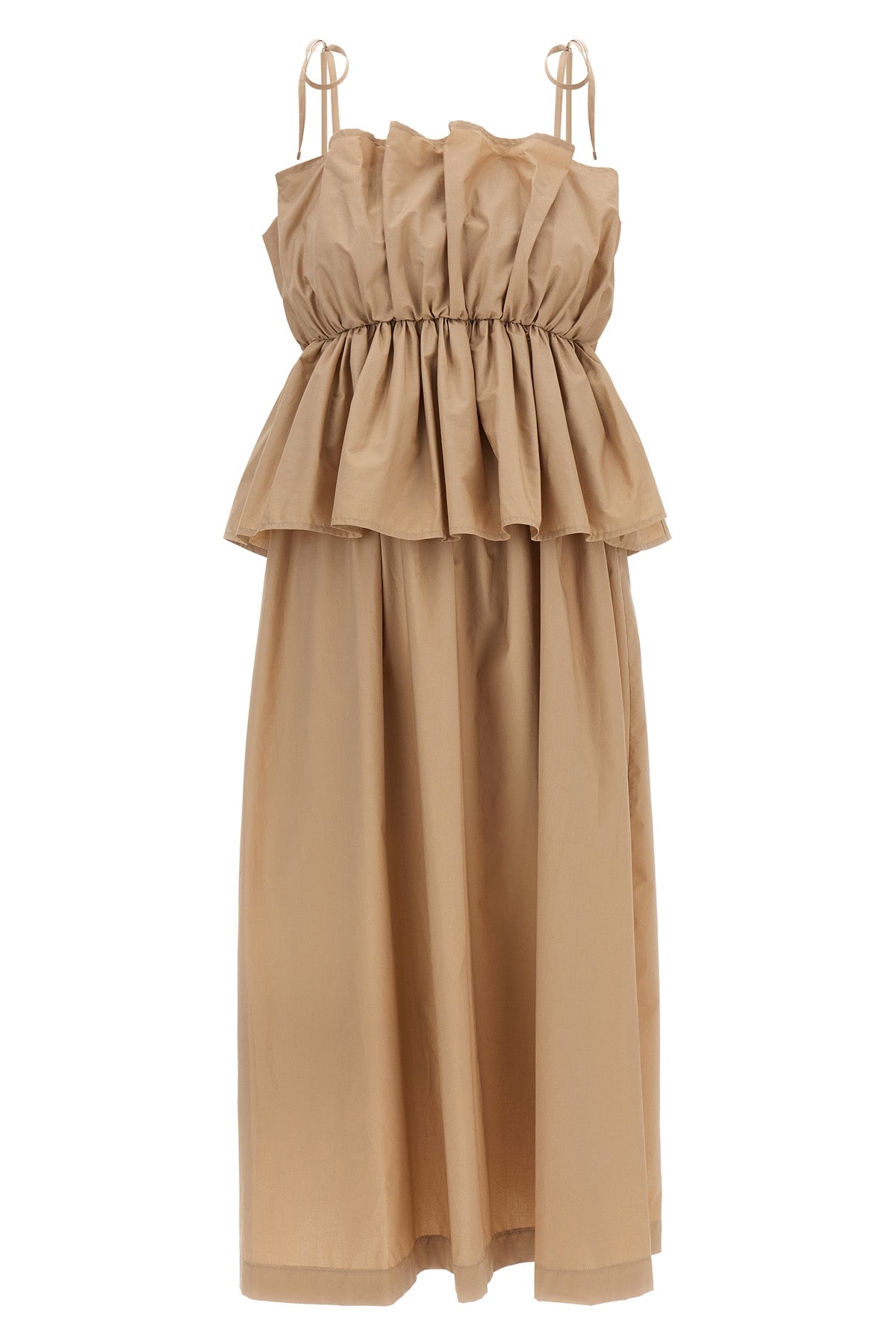 long dress in pure cotton poplin
