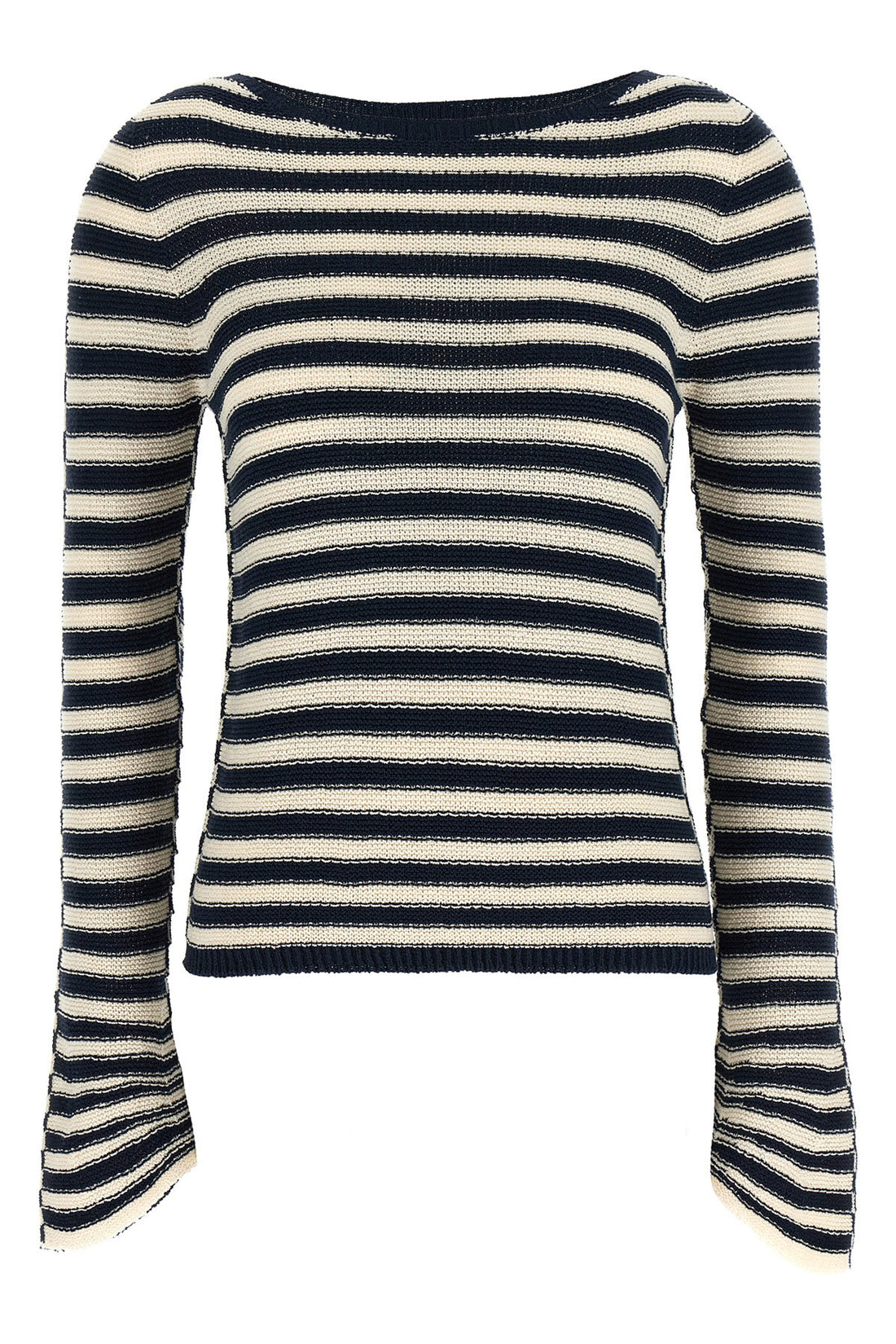 TWIN SET M stretch cotton and polyamide yarn sweater