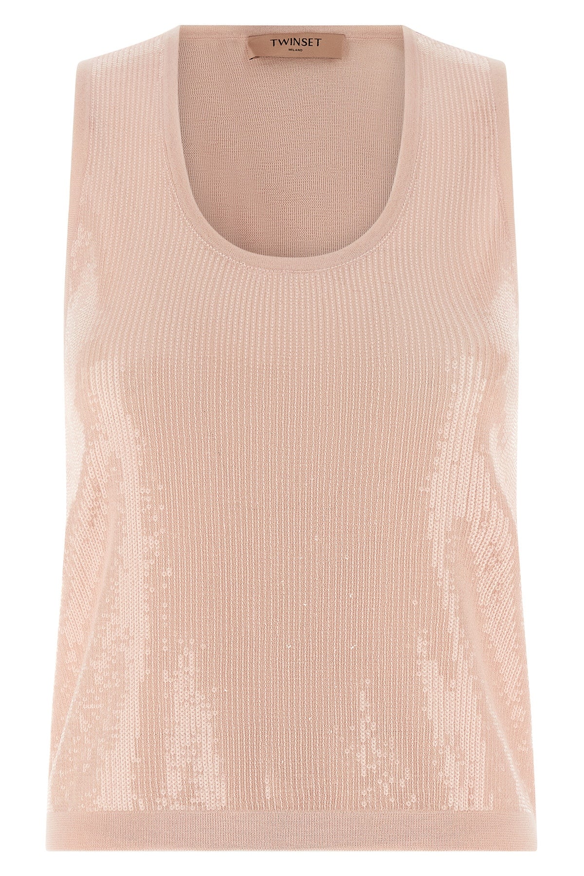 cotton blend knit top