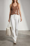 cotton blend knit top