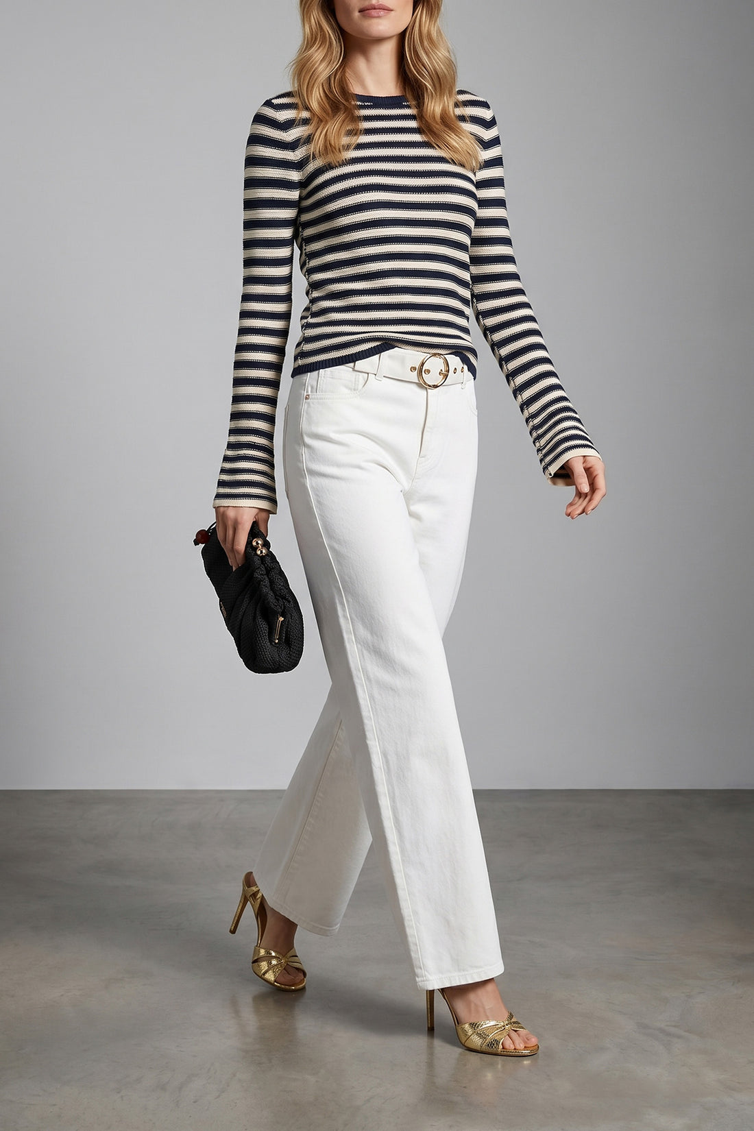 TWIN SET 24 garment-dyed bull cotton denim jeans