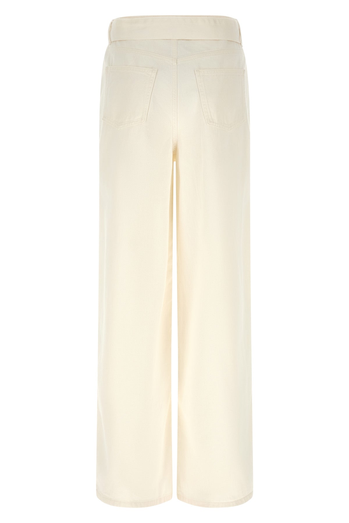garment-dyed bull cotton denim jeans