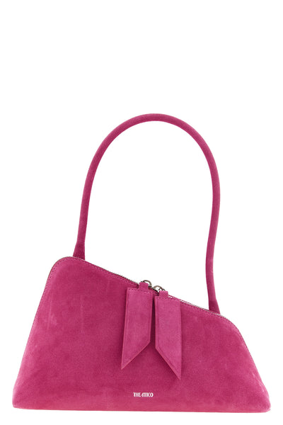 the attico sunrise shoulder bag is distinguished by an asymmetrical wedge-shap