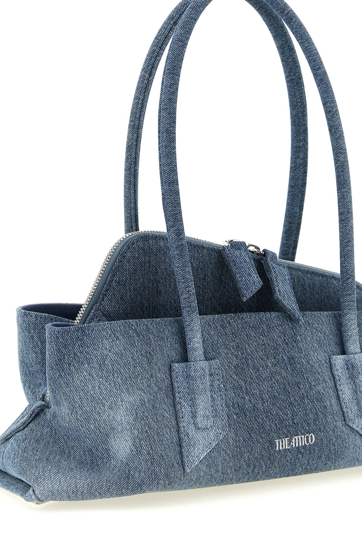 the attico la passeggiata small shoulder bag is distinguished by a geometric a
