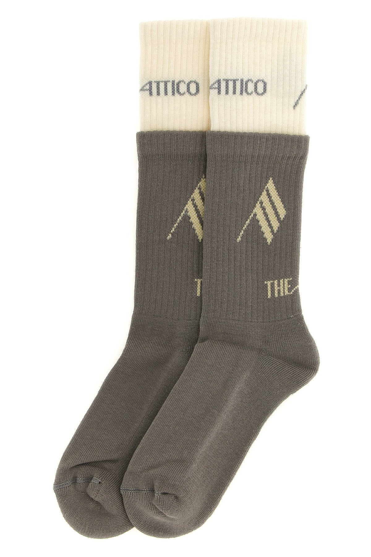 the socks the attico redefine the daily accessory through meticulous ribbed knit