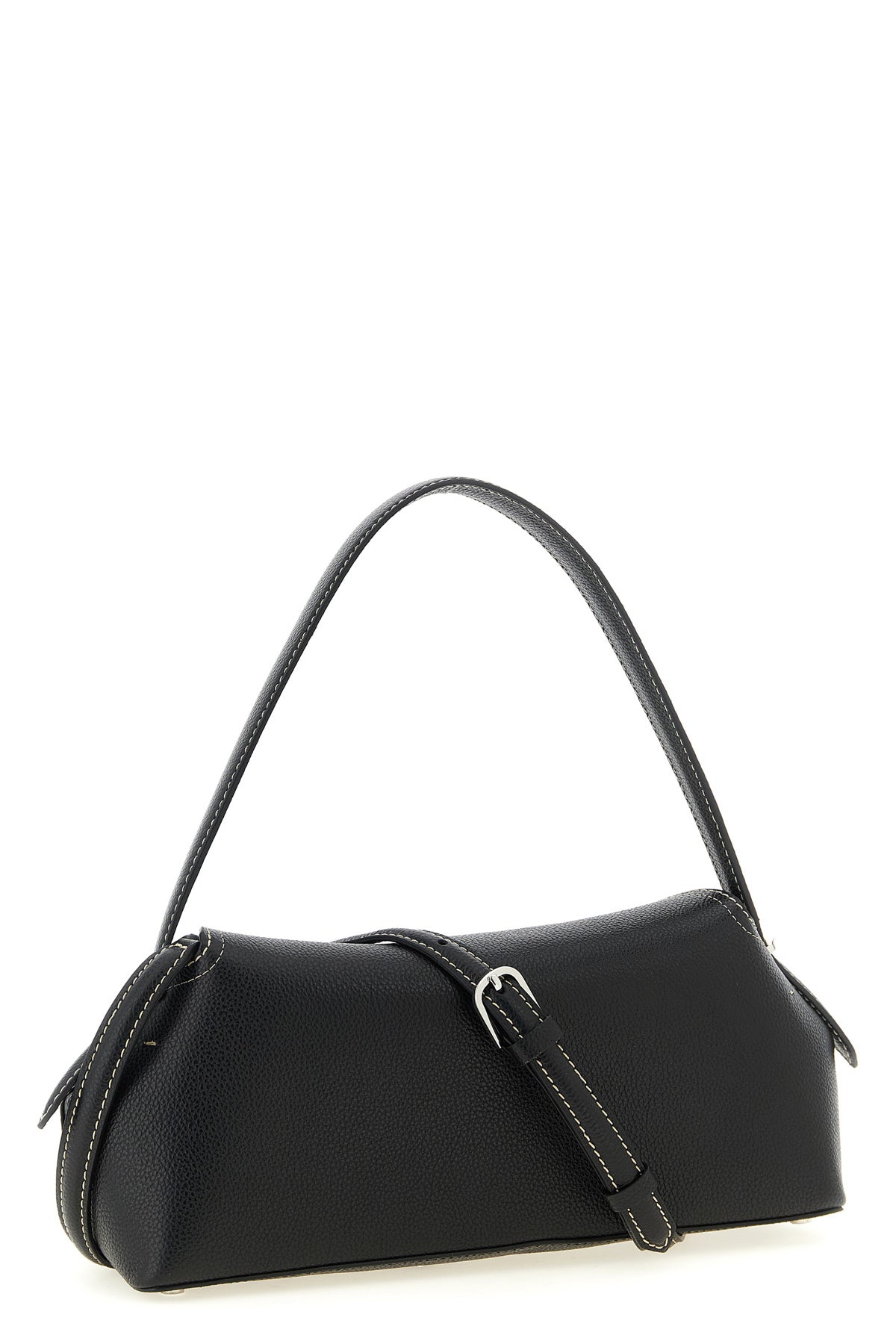 east-west shoulder bag in hammered leather