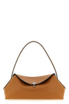 east-west shoulder bag in hammered leather