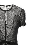 the the attico mini dress stands out for a construction that combines contrastin