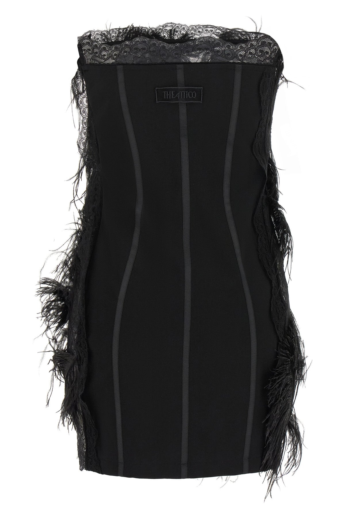 the mini dress the attico defines a new concept of volume through a bold sartori