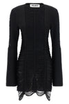 the mini dress the attico defines a new aesthetic through a complex knitting pro