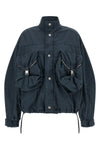the utility-inspired bomber jacket the attico redefines outerwear volumes throug