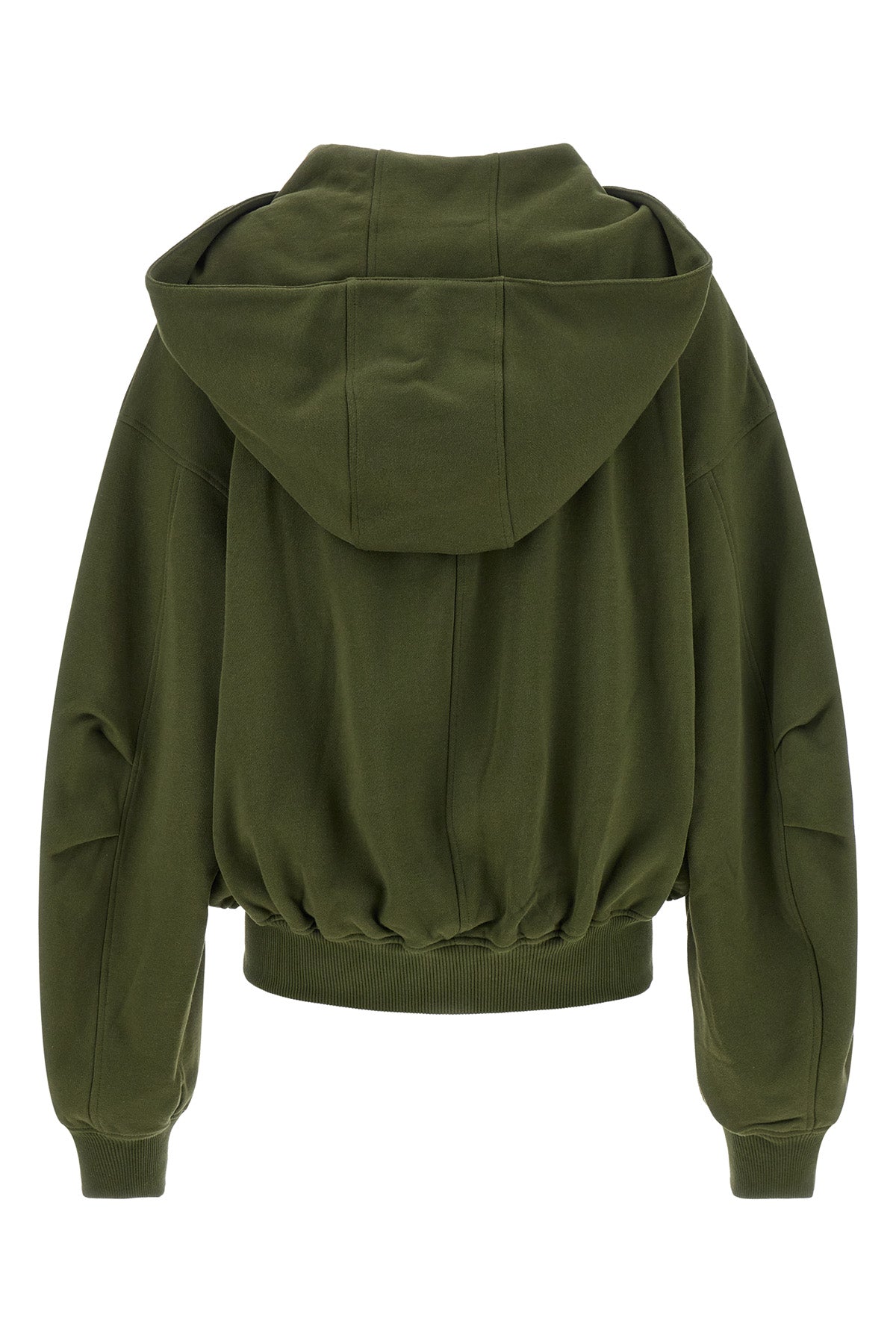 the attico hoodie redefines the codes of casual dress through a sartorial constr