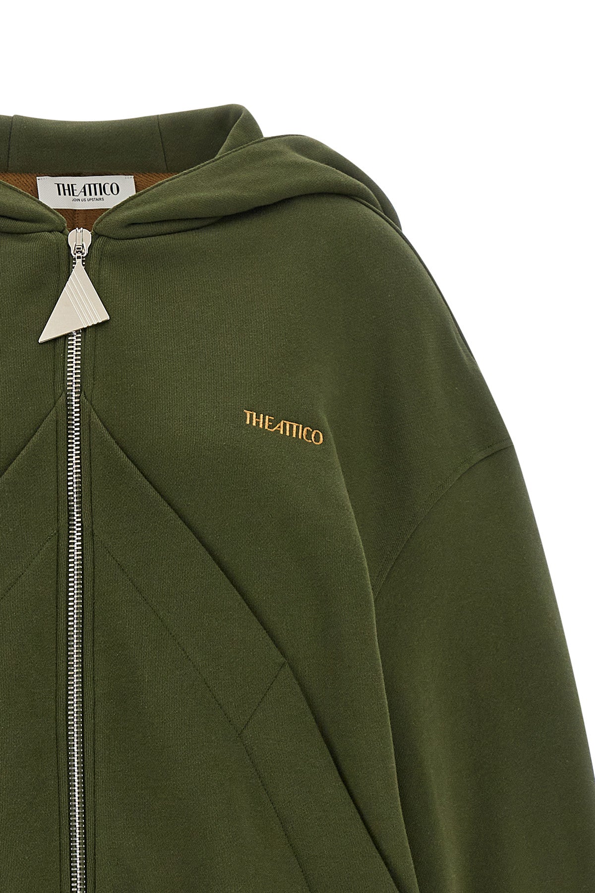 the attico hoodie redefines the codes of casual dress through a sartorial constr