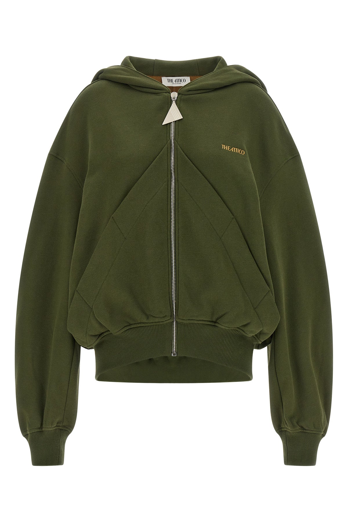 the attico hoodie redefines the codes of casual dress through a sartorial constr