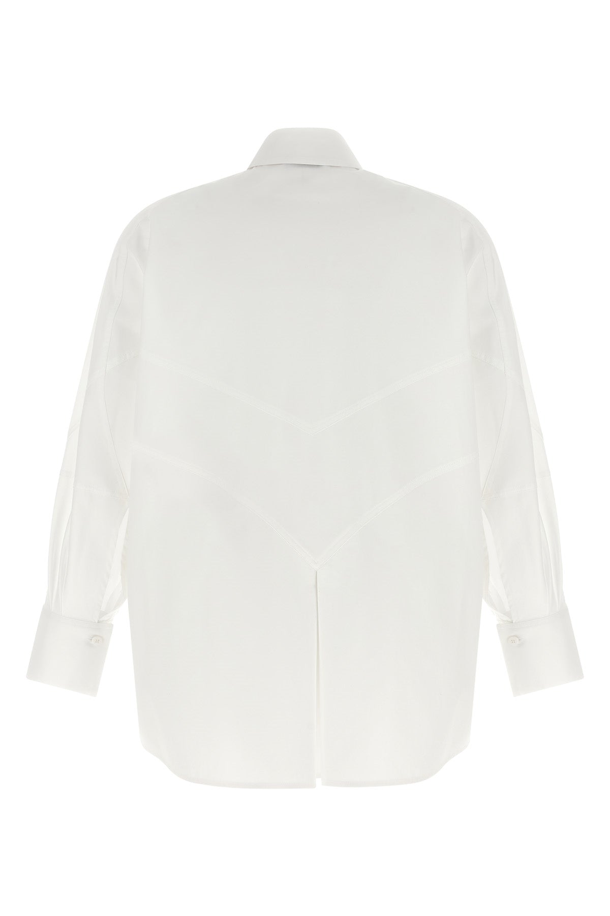the the attico shirt redefines classic tailoring through a bold and structured s
