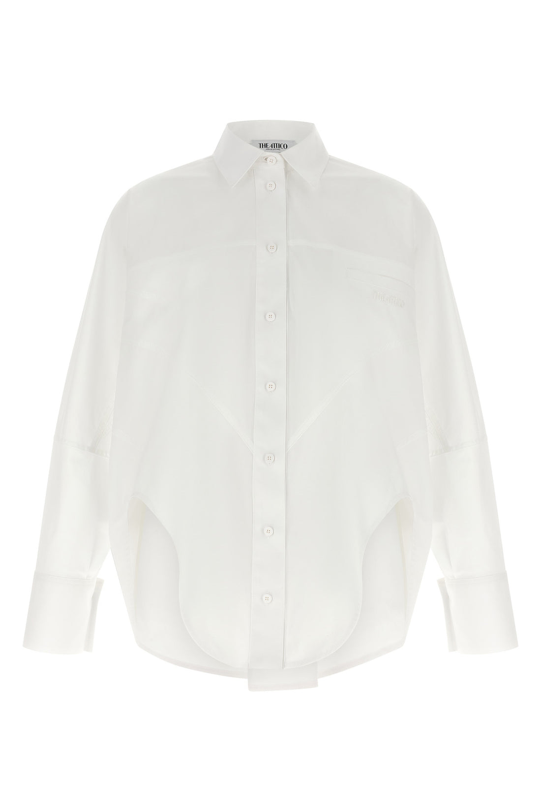 THE ATTICO 36 the the attico shirt redefines classic tailoring through a bold and structured s