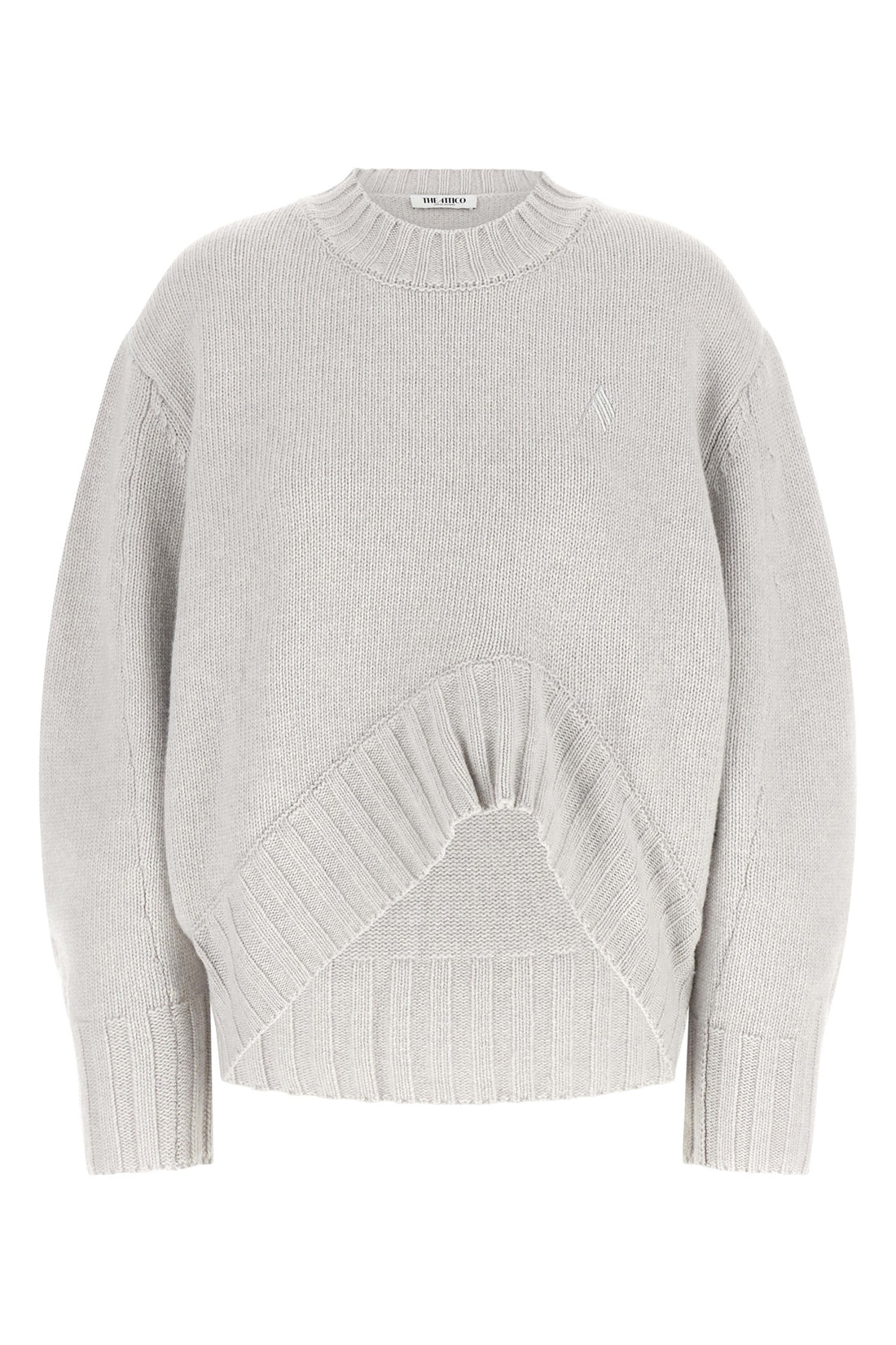 THE ATTICO 36 the attico sweater redefines classic knitwear through a sculptural and bold silh