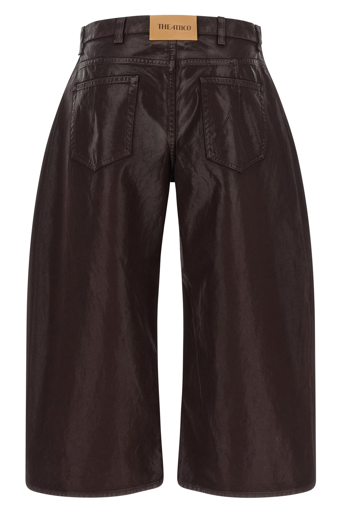 THE ATTICO 24 the attico trousers redefine the contemporary wardrobe through a wide and struct