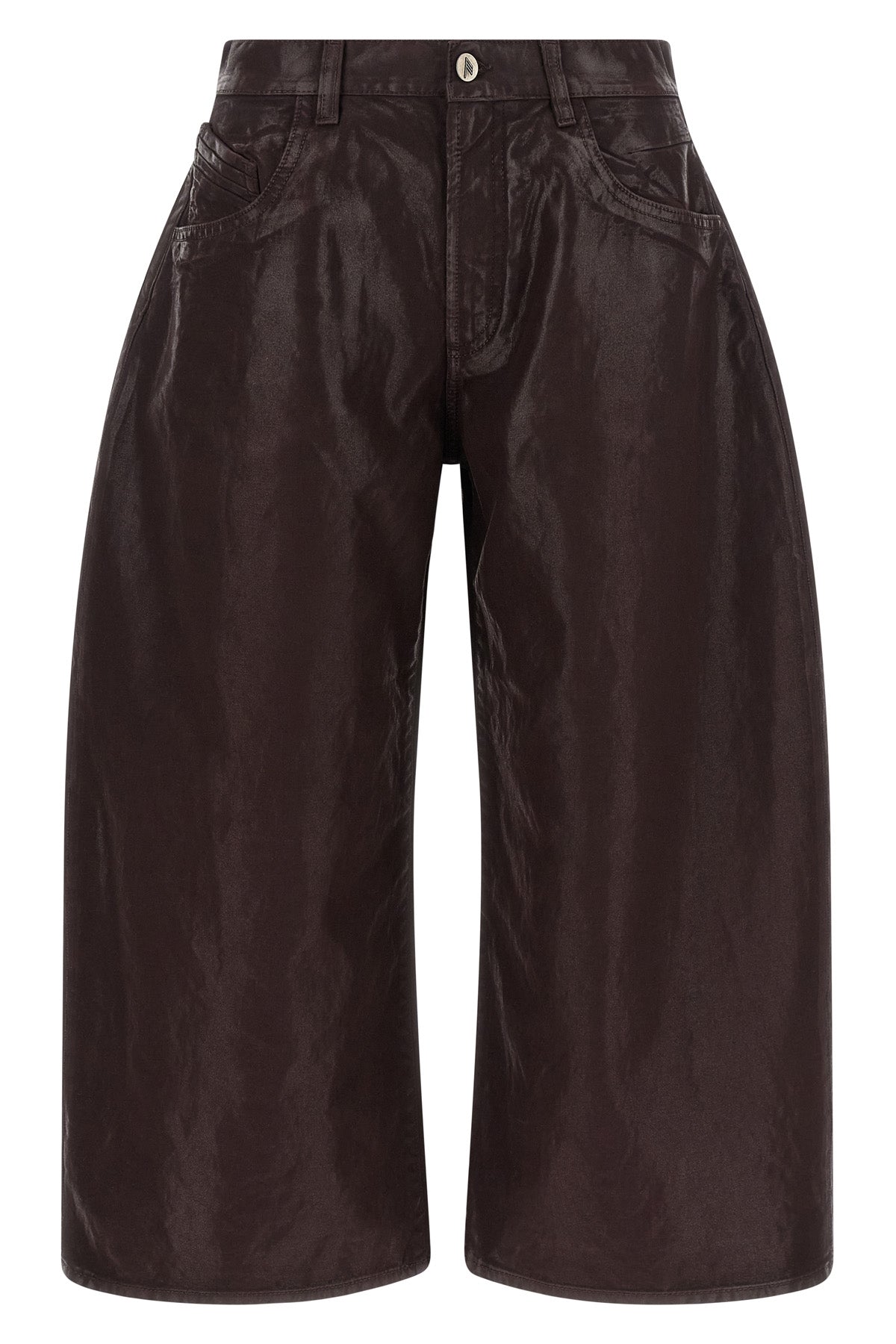 the attico trousers redefine the contemporary wardrobe through a wide and struct
