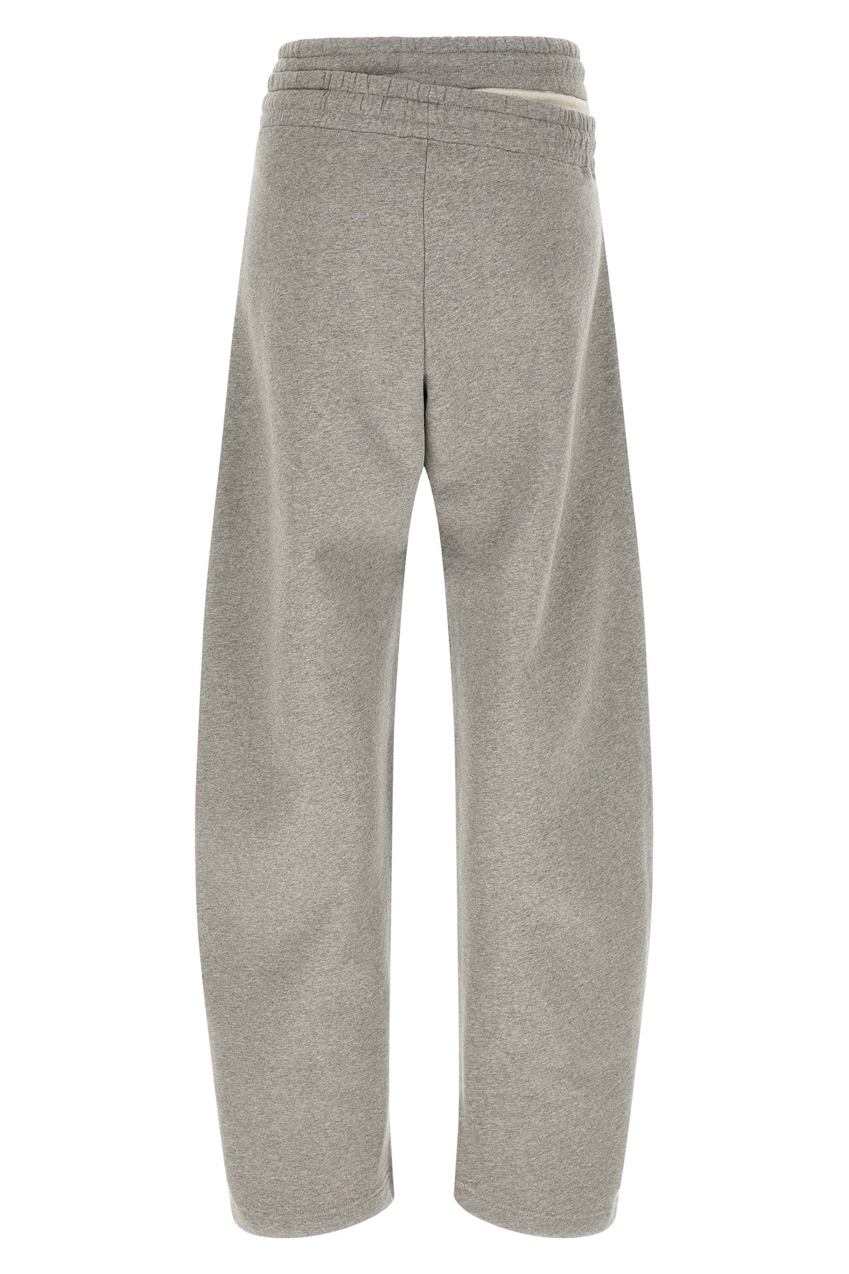 the the attico pants redefine casual silhouettes through a deconstructed and sli