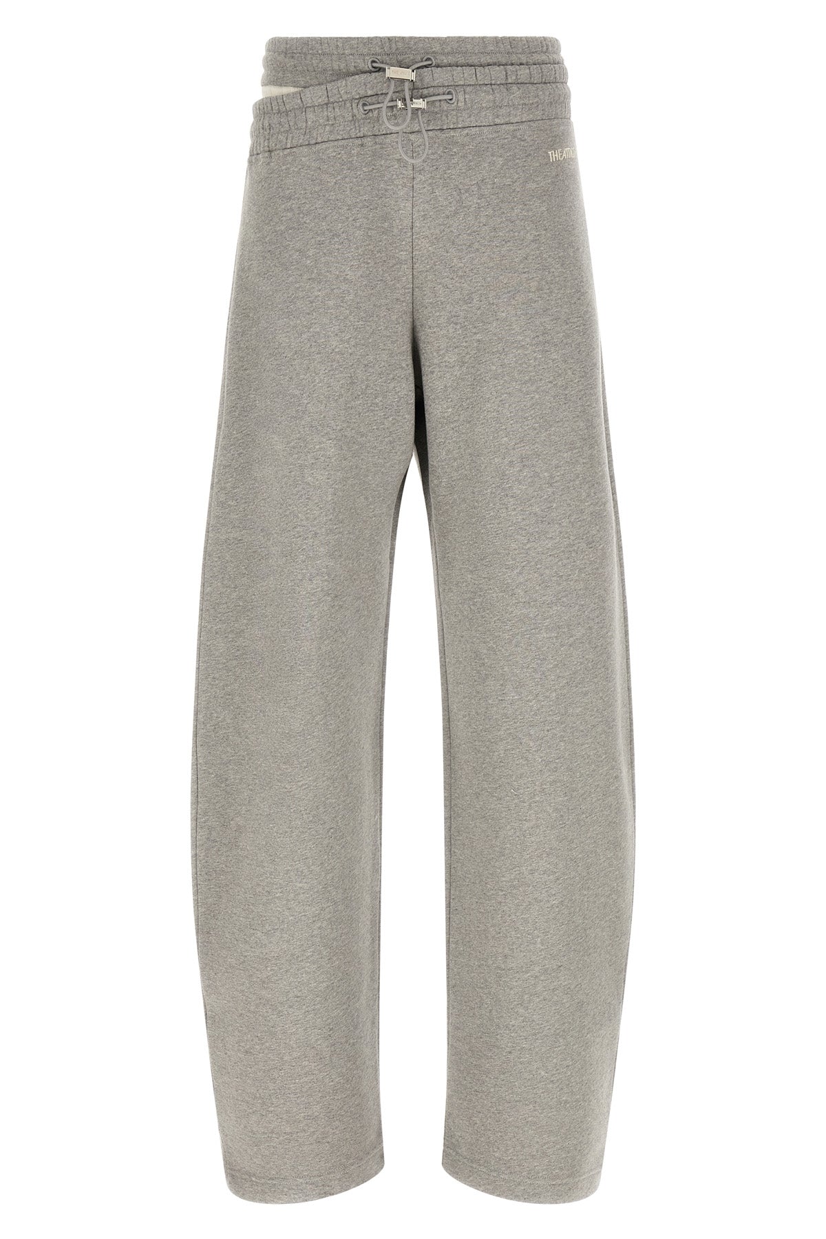 the the attico pants redefine casual silhouettes through a deconstructed and sli