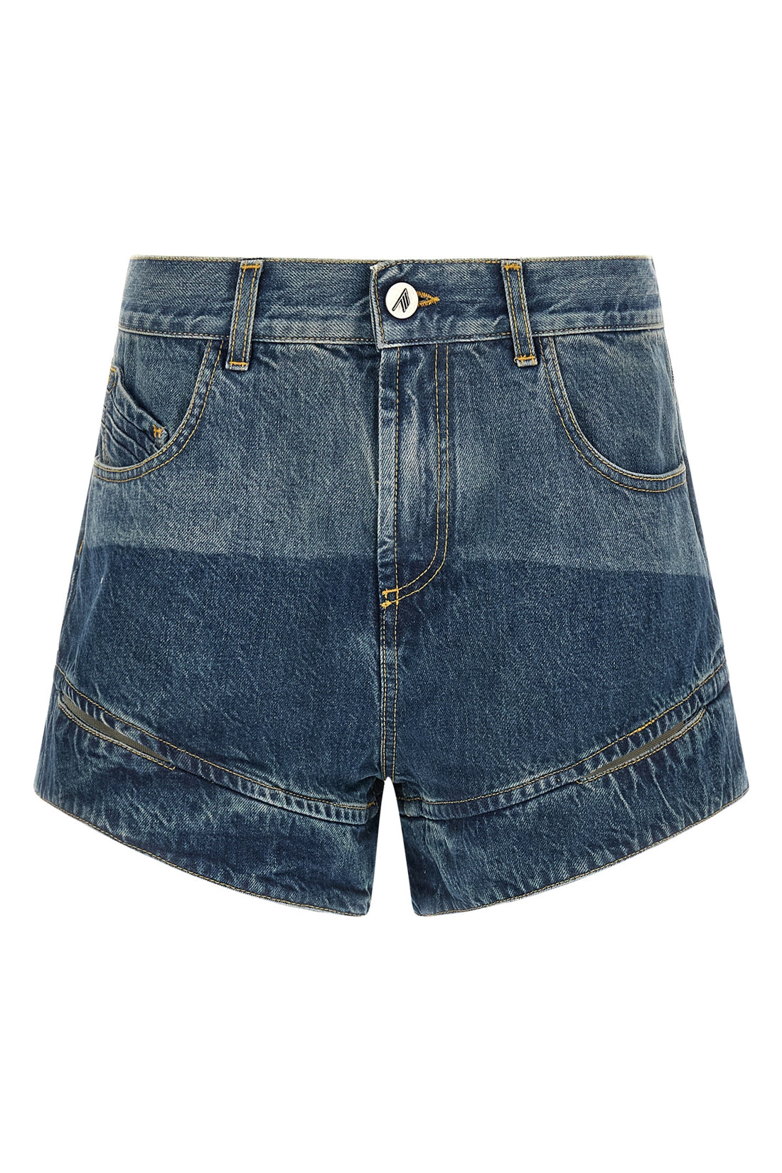 THE ATTICO 25 the the attico pure cotton shorts redefine the codes of the casual wardrobe thro