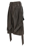 the attico bermuda shorts feature a structured sartorial construction