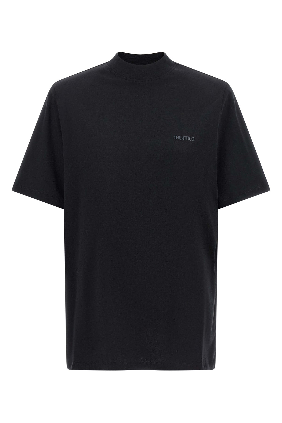 the the attico t-shirt redefines the codes of essential clothing through a rigor