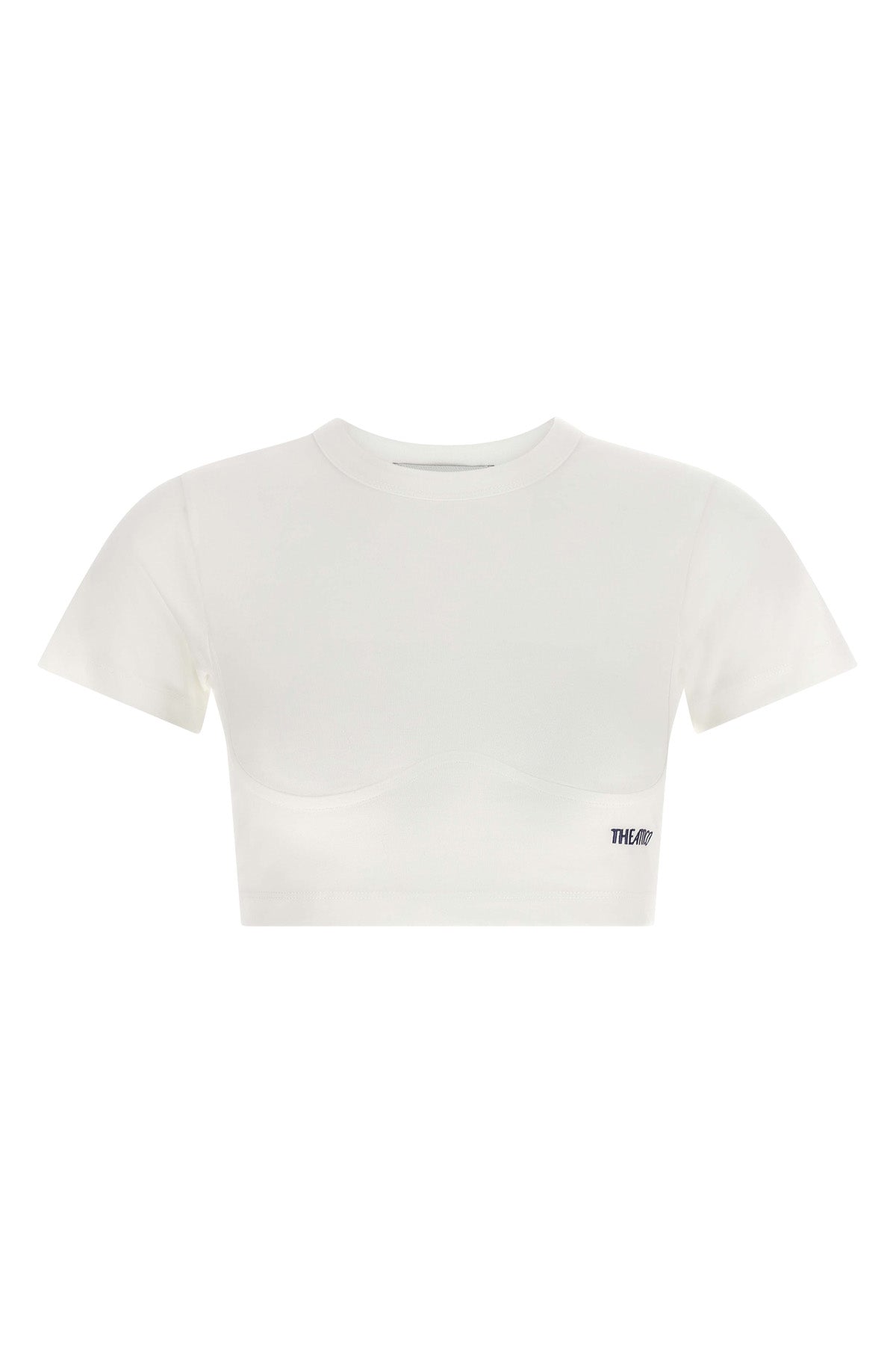 the the attico t-shirt redefines casual clothing through a precise sartorial arc