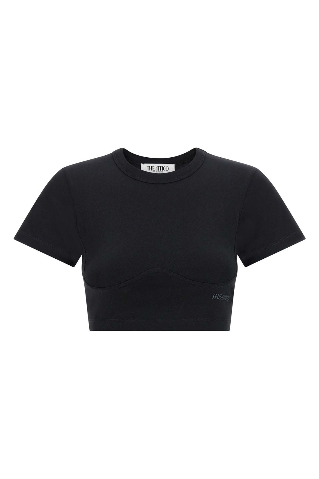 THE ATTICO 38 the the attico t-shirt redefines a wardrobe classic through precise structural i
