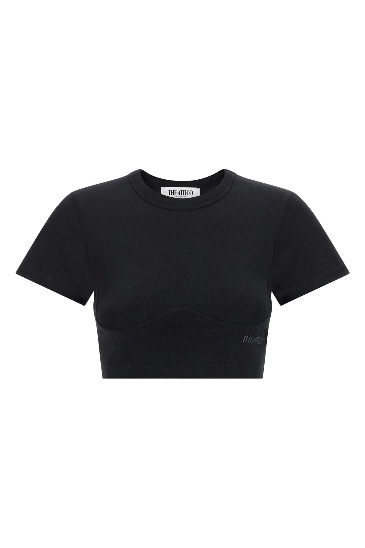 the the attico t-shirt redefines a wardrobe classic through precise structural i