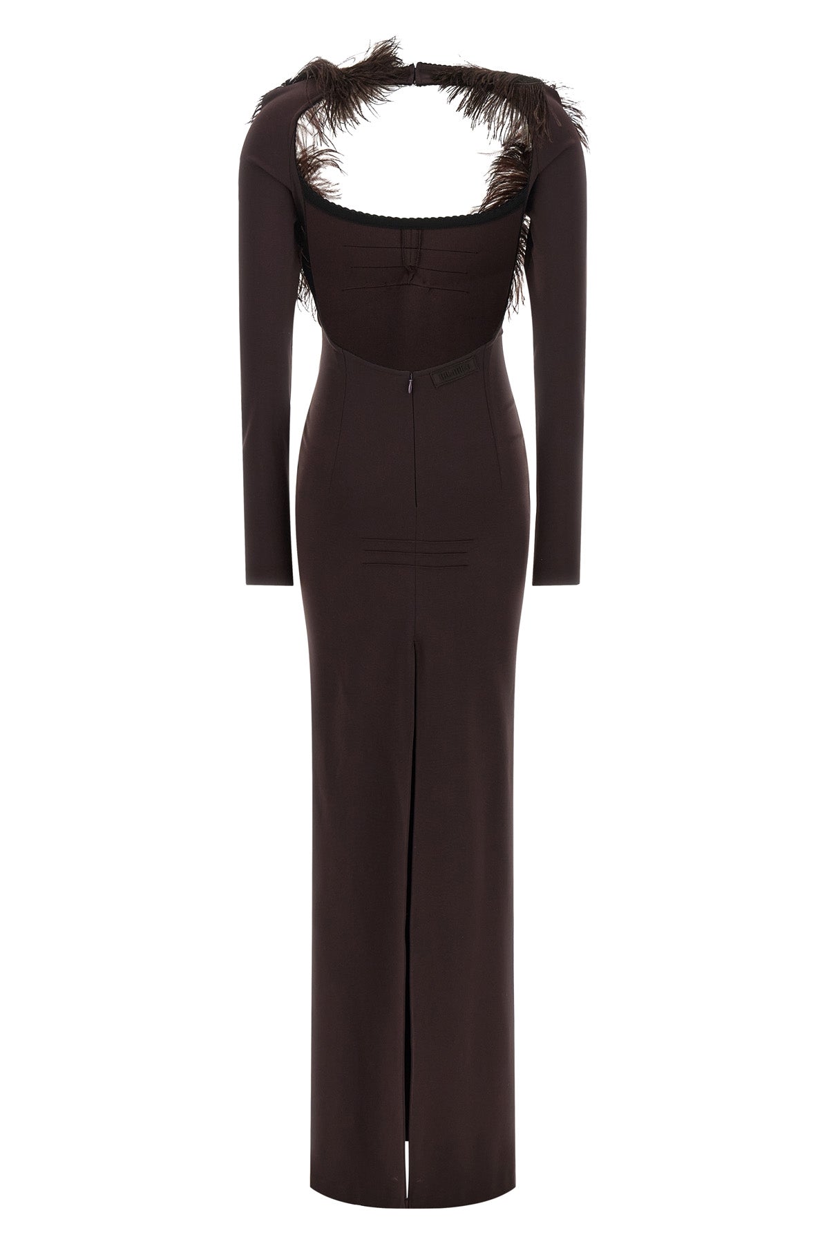 the long dress the attico defines a new concept of evening elegance through a ri